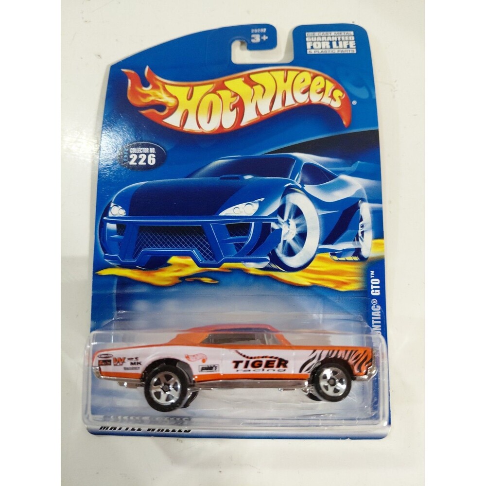 NIP Hot Wheels 2000 Main Line 1:64 Die Cast Tiger Racing 1967 Pontiac GTO Car